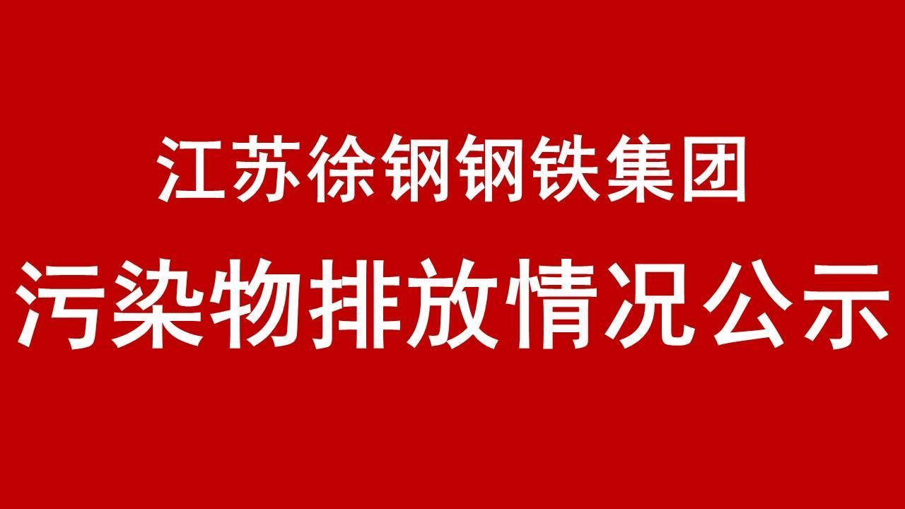 江蘇徐鋼鋼鐵集團有限公司2018年有毒有害物質排放情況報告